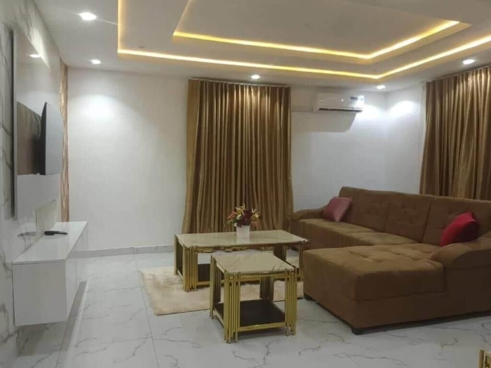 Apartment, Balcony, Garden View | Living area | TV