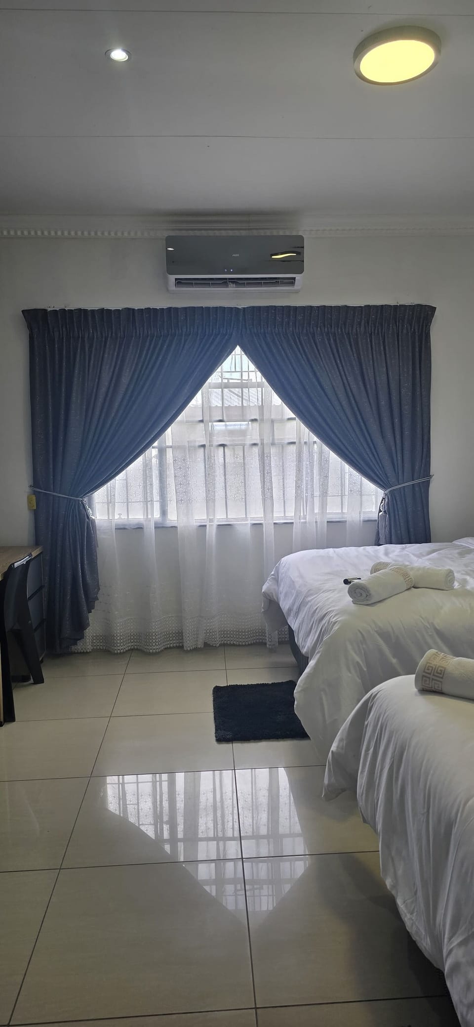 Family Double or Twin Room, 2 Queen Beds, Garden View | WiFi (free)