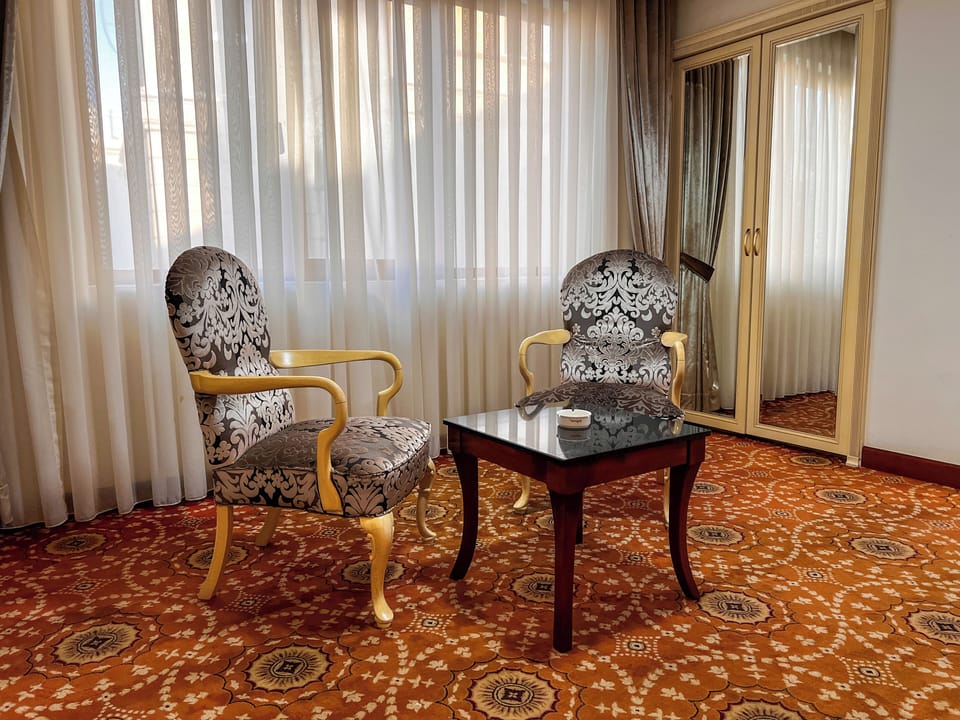 Royal Suite, City View | Egyptian cotton sheets, premium bedding, Select Comfort beds, minibar