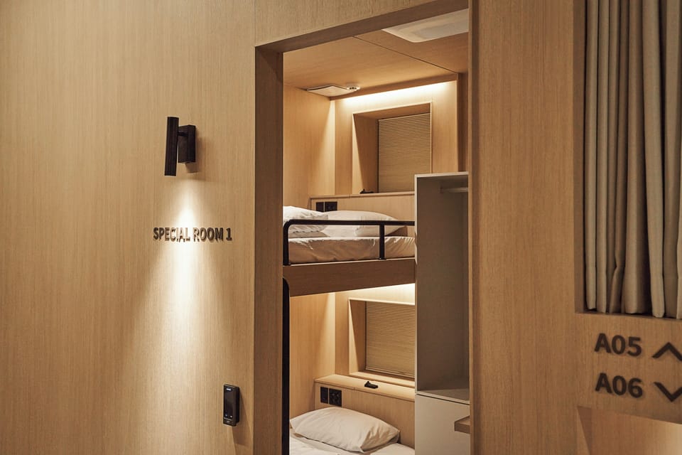 Memory foam beds, in-room safe, individually furnished, blackout drapes