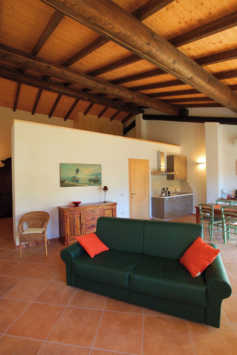 Family Apartment, Patio, Courtyard View | Living area | TV