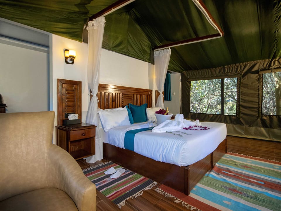 Deluxe Tent | In-room safe, individually furnished, desk, laptop workspace