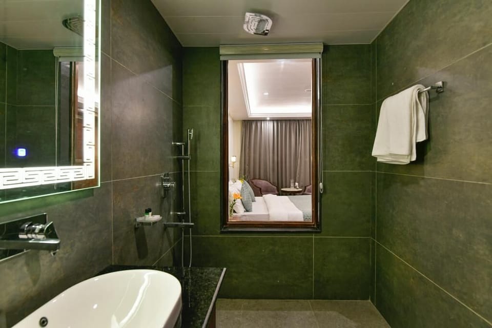 Deluxe Room | Bathroom | Free toiletries, soap, shampoo, toilet paper