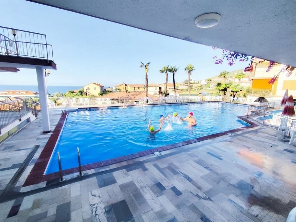 Seasonal outdoor pool