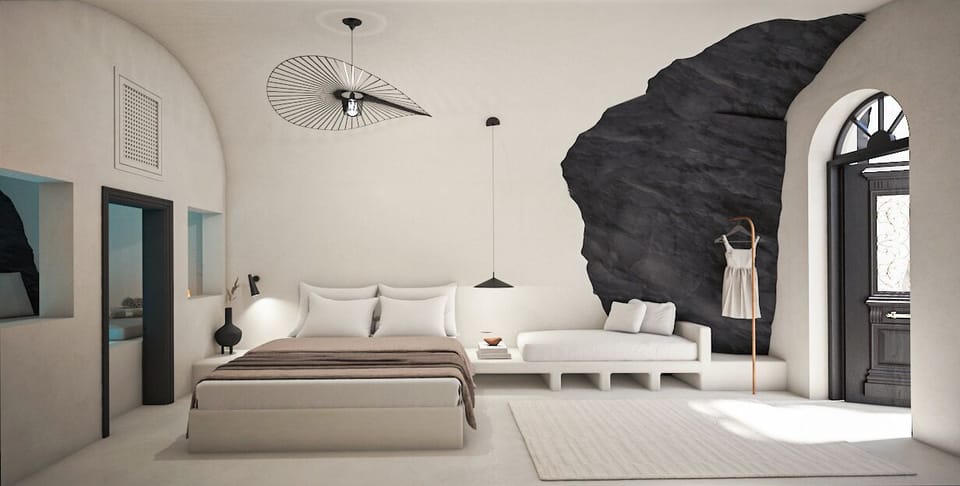 Deluxe Double Room with Indoor Hot Tub | Living area