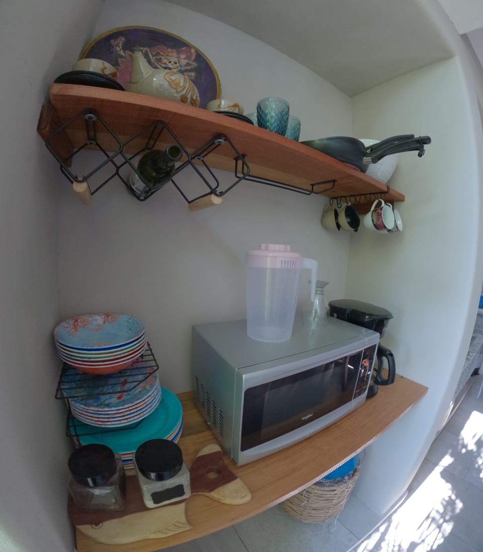 Master Suite 7 | Private kitchen | Full-size fridge, microwave, toaster, blender