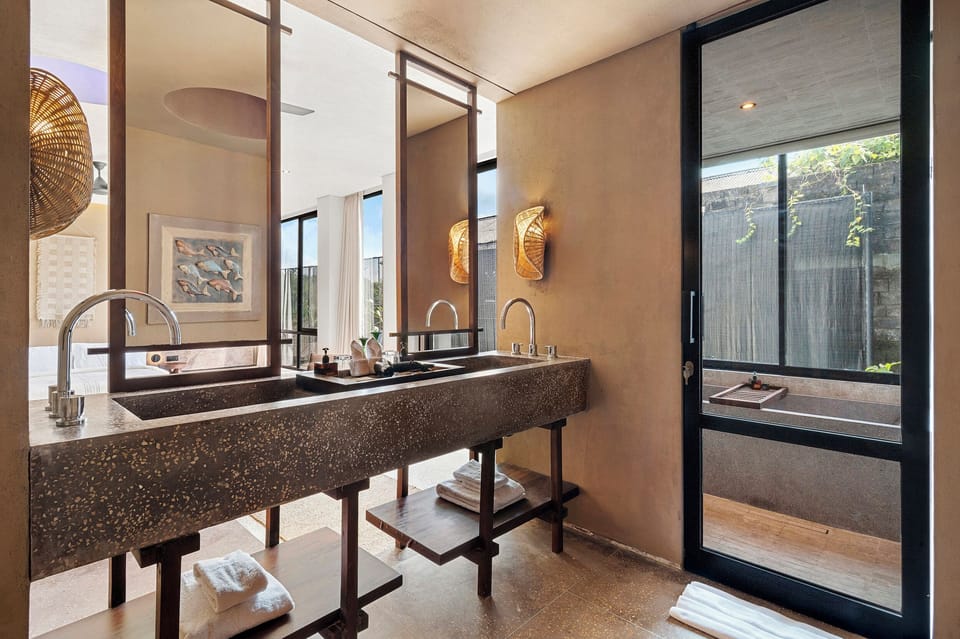 Eco-friendly toiletries, hair dryer, bathrobes, slippers