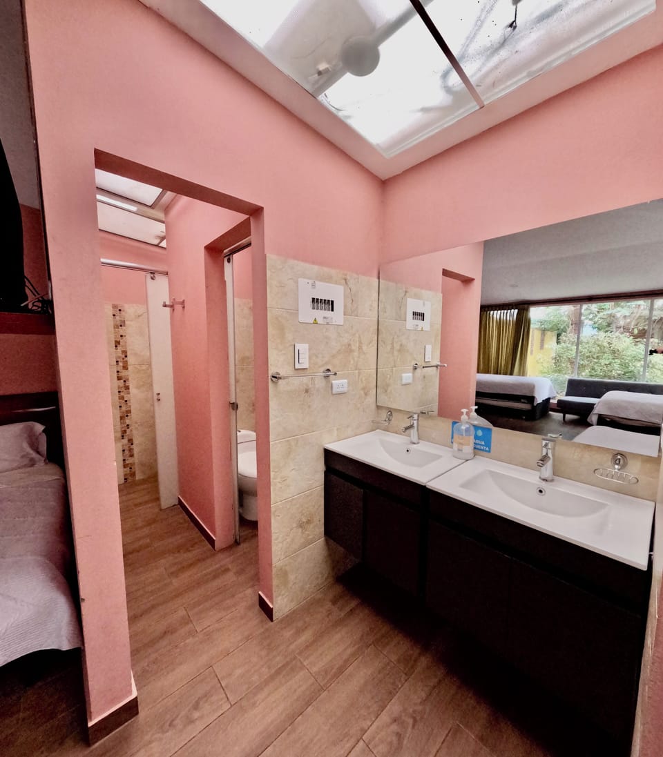 Family Shared Dormitory, Garden View | Desk, laptop workspace, free WiFi, wheelchair access