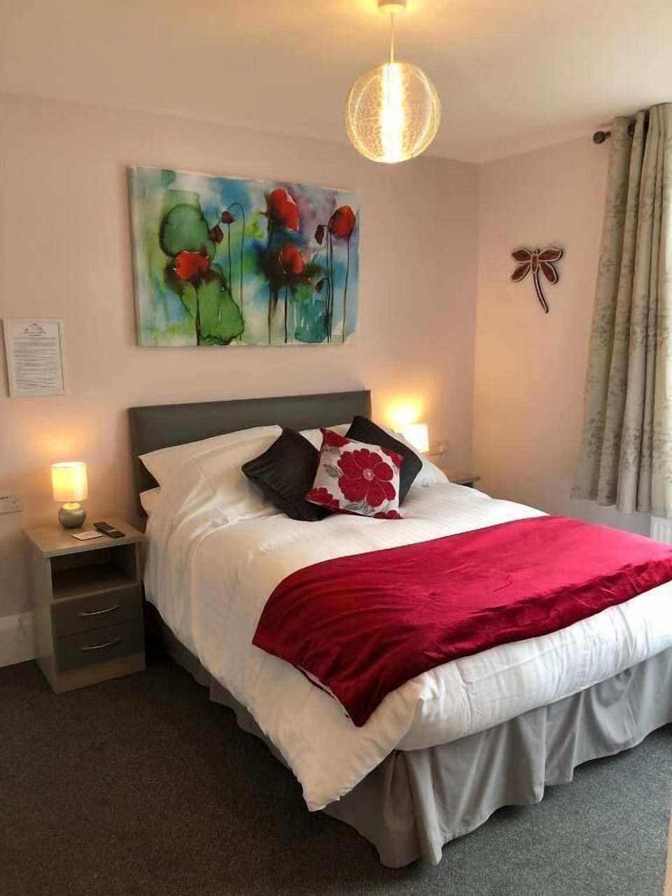 Iron/ironing board (on request), WiFi (free), bed sheets