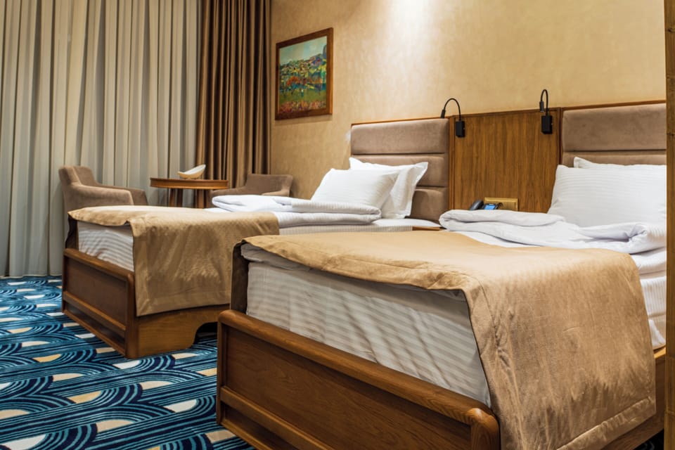 Standard Twin Room, Balcony, City View | Desk, free WiFi, bed sheets