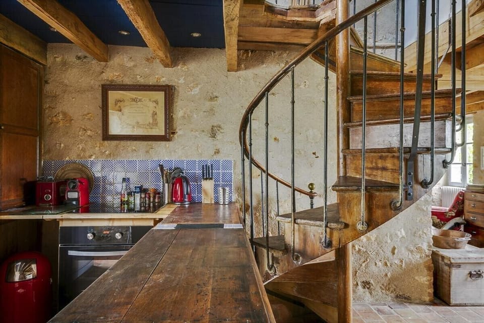 Grand Villa, River View | Private kitchen | Highchair