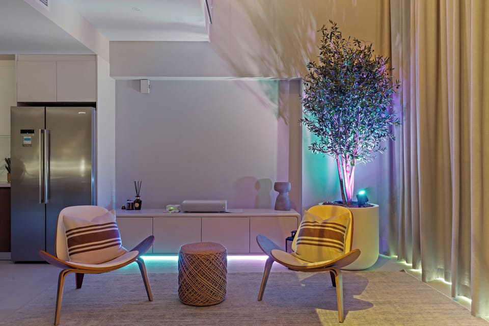 Exclusive Apartment, 1 Bedroom (Apartment) | Living area | 50-inch Smart TV with digital channels