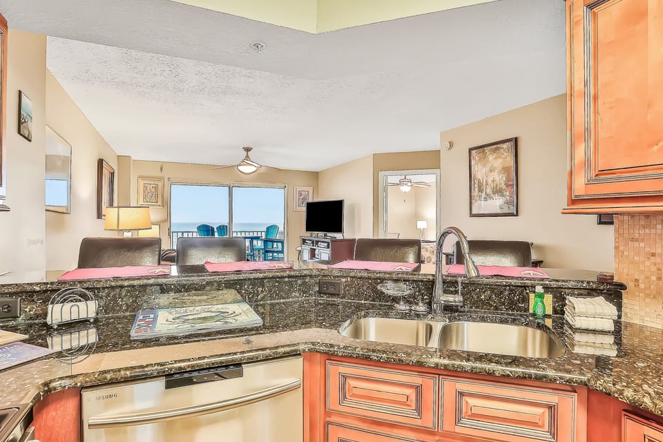 Condo, Multiple Beds, Balcony, Ocean View (SeaWinds 204 - Sea Wind Enjoyment) | Private kitchen