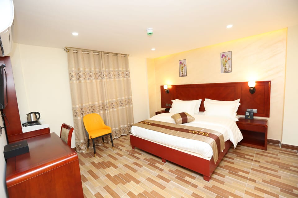Standard Double or Twin Room, City View | Premium bedding, minibar, desk, iron/ironing board
