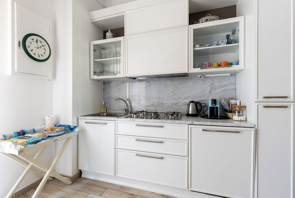 Apartment | Private kitchen | Espresso maker, electric kettle