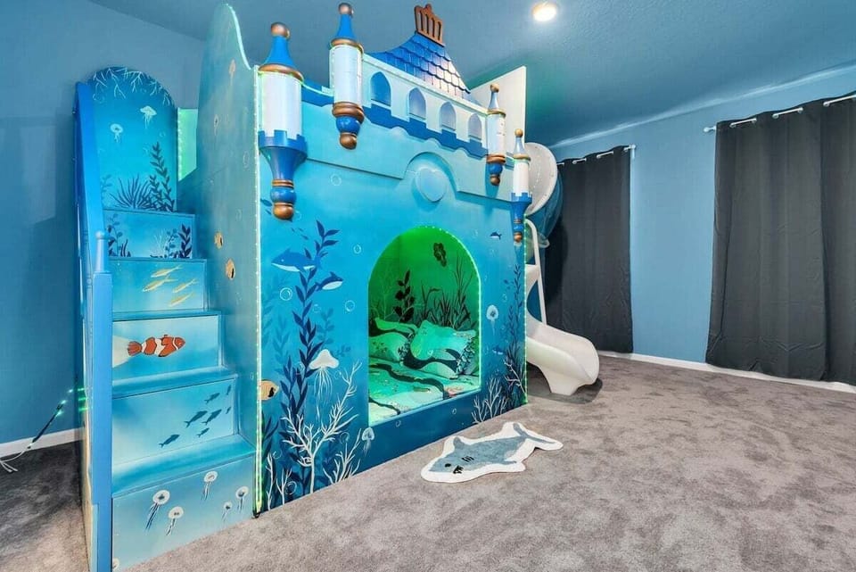 2473 Shanti · Deepsea World/15 Suites/sleep 30/oversize Pool&spa Villa in Kissimmee