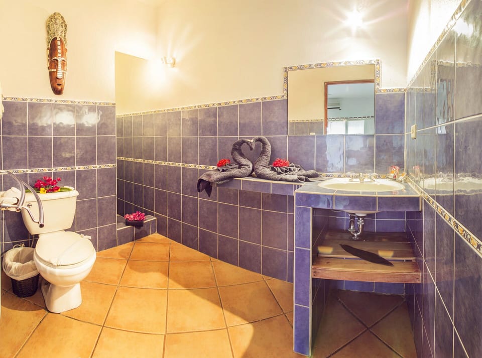 Room Garden View (#3) | Bathroom | Shower, rainfall showerhead, free toiletries, hair dryer