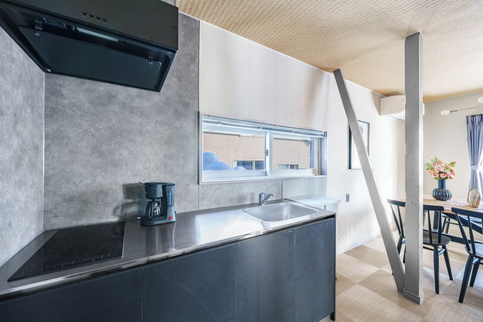 Apartment | Private kitchen | Fridge, microwave, stovetop, rice cooker