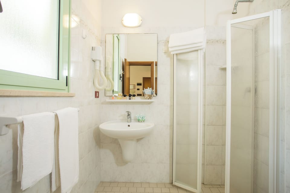 Free toiletries, hair dryer, towels, soap