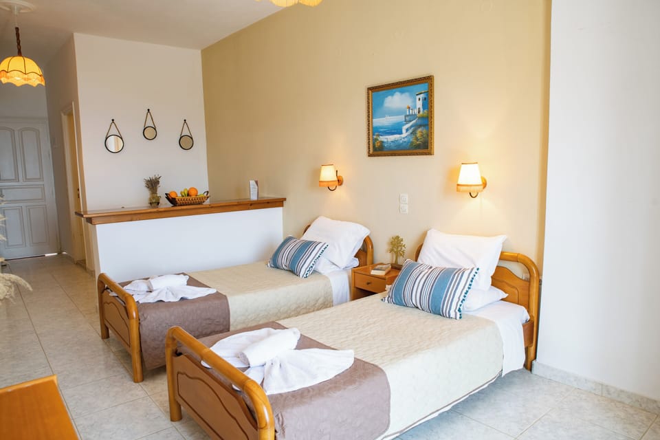 Premium bedding, desk, laptop workspace, soundproofing