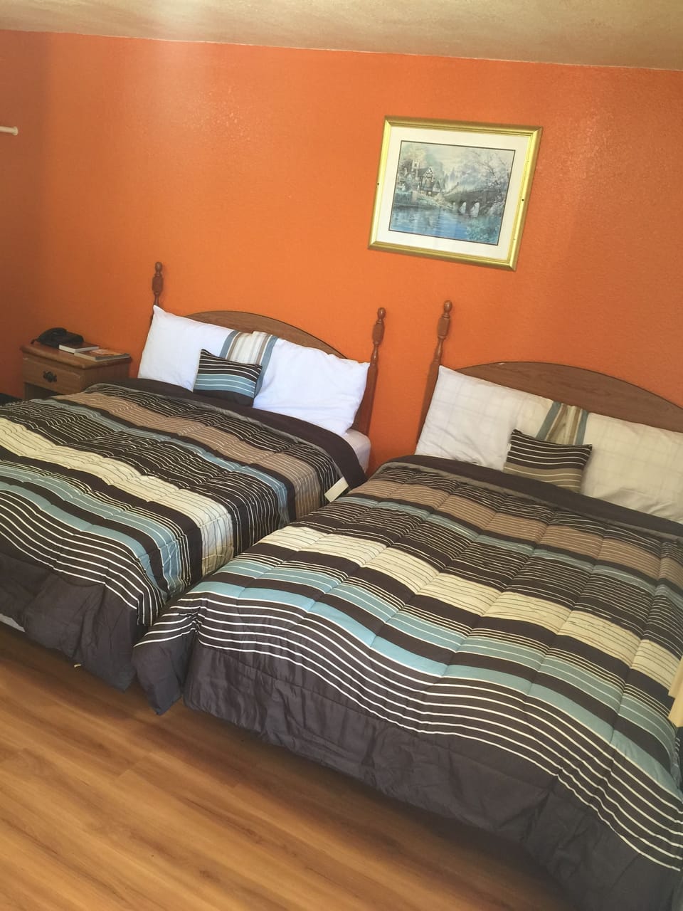 Standard Room, 2 Double Beds, Non Smoking | Desk, iron/ironing board, rollaway beds, free WiFi