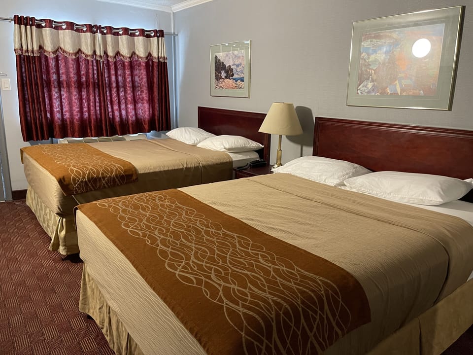 Standard Room, 2 Queen Beds | Desk, free WiFi