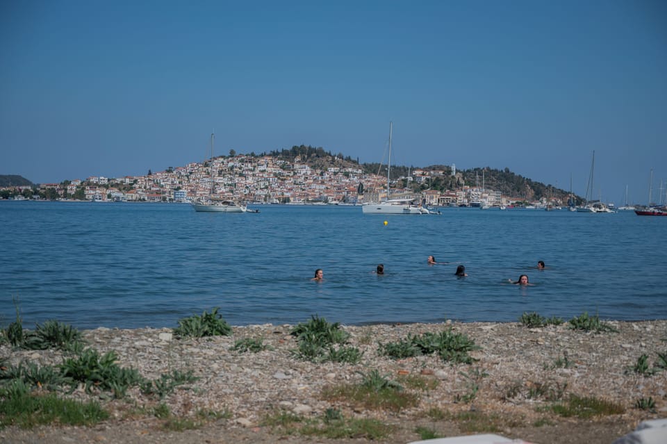 Private beach, beach bar