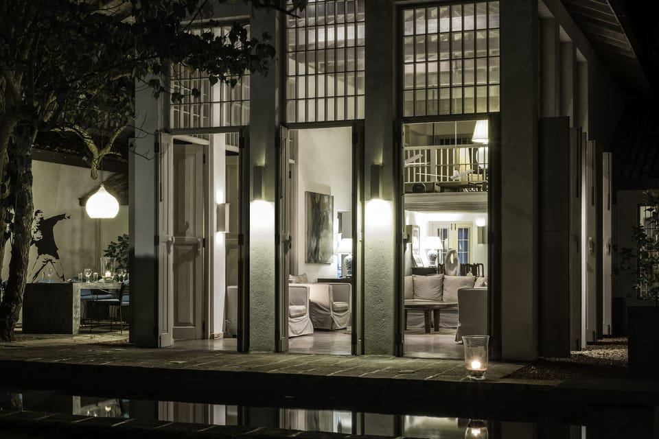 Front of property - evening/night