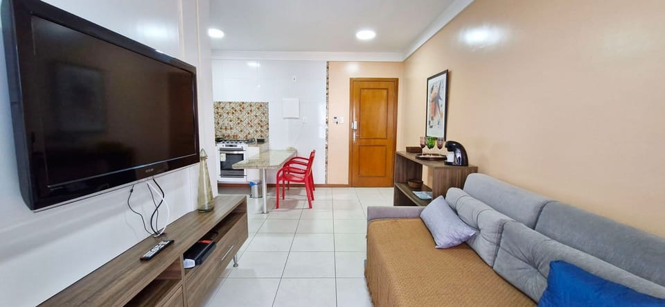 Basic Apartment | Living area | 32-inch Smart TV with satellite channels