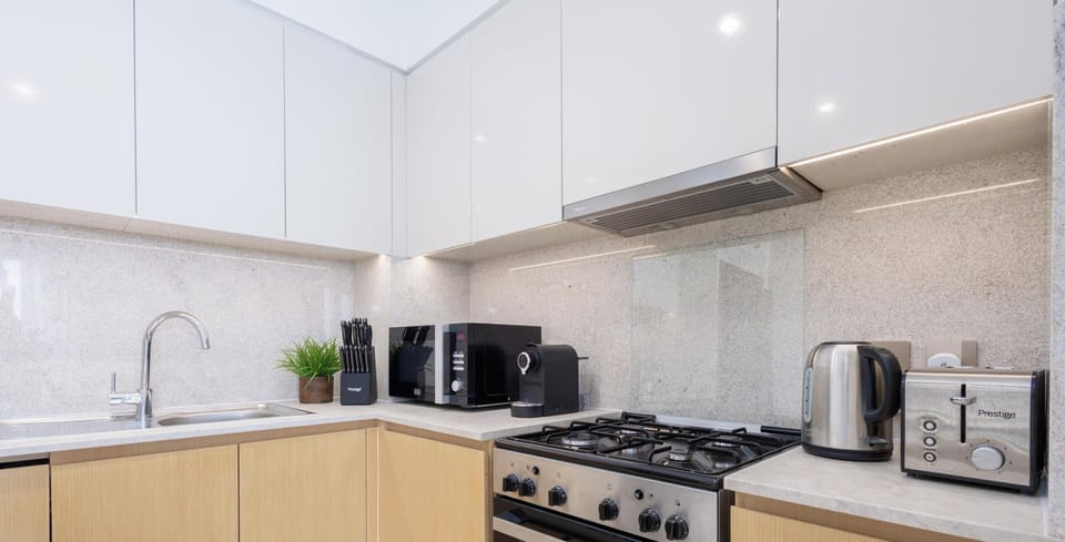 Apartment, City View | Private kitchen