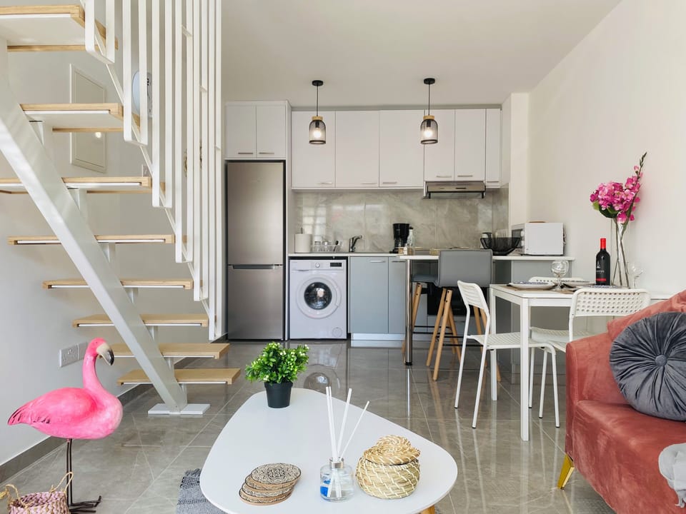 Apartment, 1 Double Bed, City View | Living room | Smart TV, Netflix, streaming services