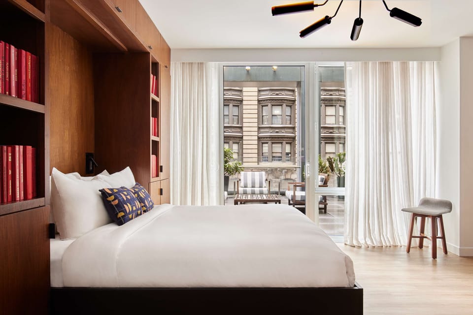 Accessible Terrace Queen | Premium bedding, in-room safe, iron/ironing board, free WiFi
