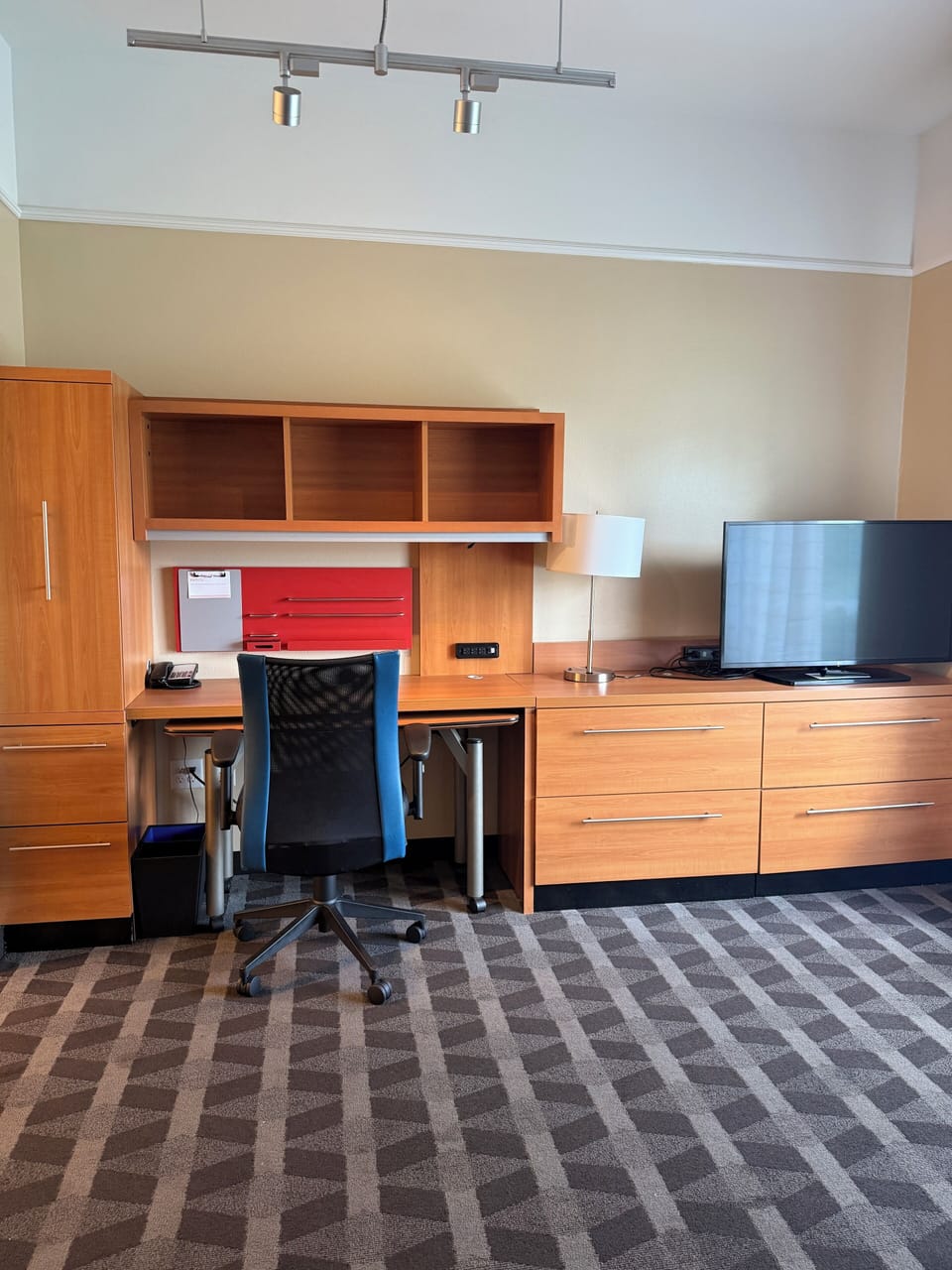 In-room safe, desk, laptop workspace, iron/ironing board