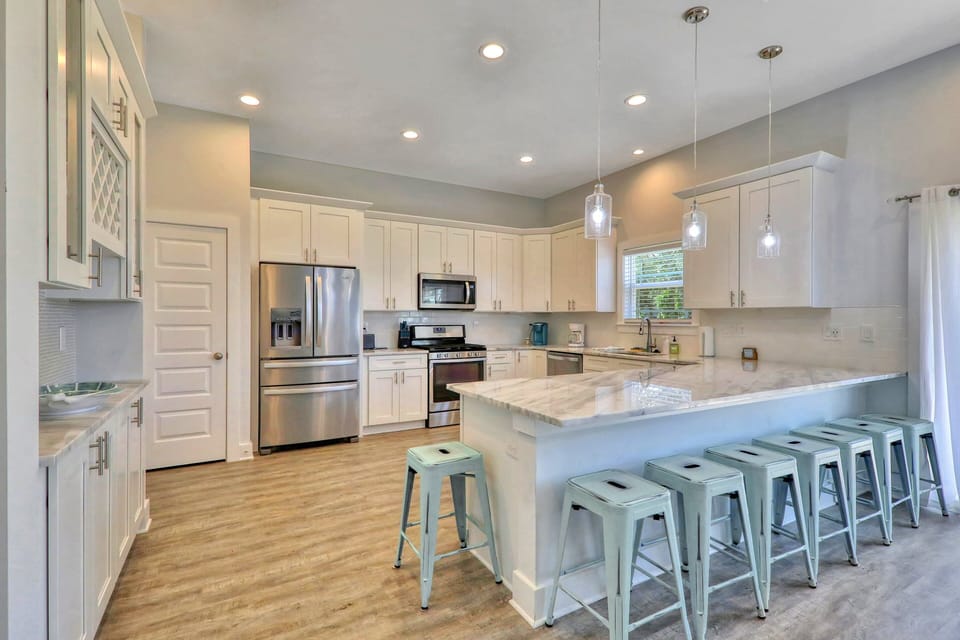 House, Multiple Beds, Patio, Garden View (Boating Club By the Sea) | Private kitchen