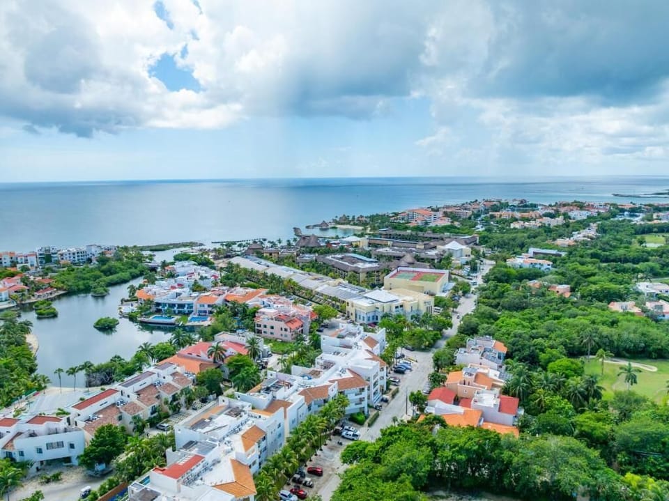 Deluxe Villa, Multiple Bedrooms, Balcony, Pool View | Aerial view