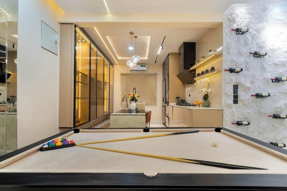 Family Apartment, Balcony, City View | Game room