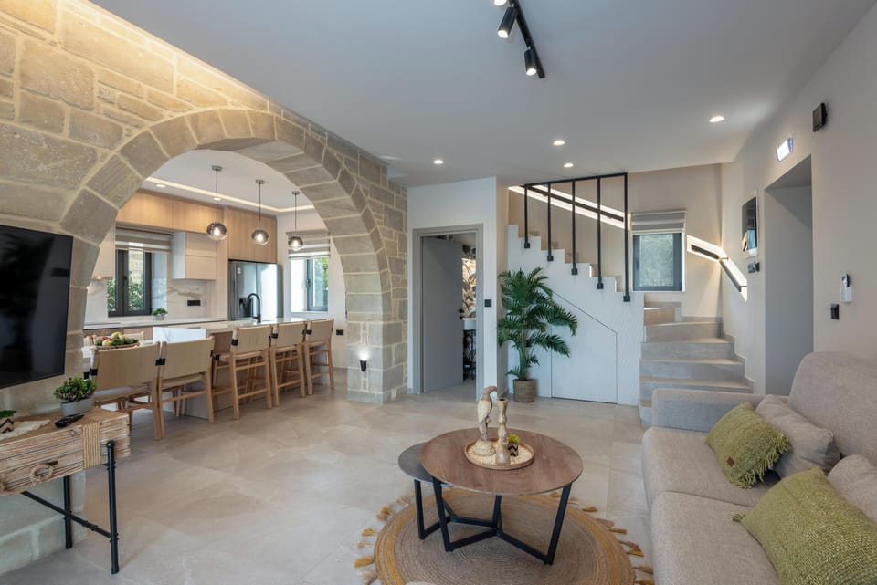 Villa | Living area | 50-inch Smart TV with satellite channels, Netflix, streaming services