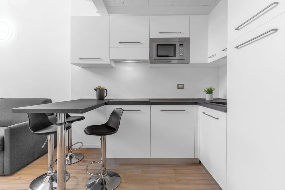 Duplex, Patio | Private kitchen
