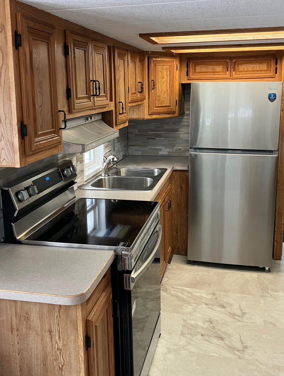 House, Sauna, Garden View | Private kitchen | Cookware/dishes/utensils, spices, cleaning supplies