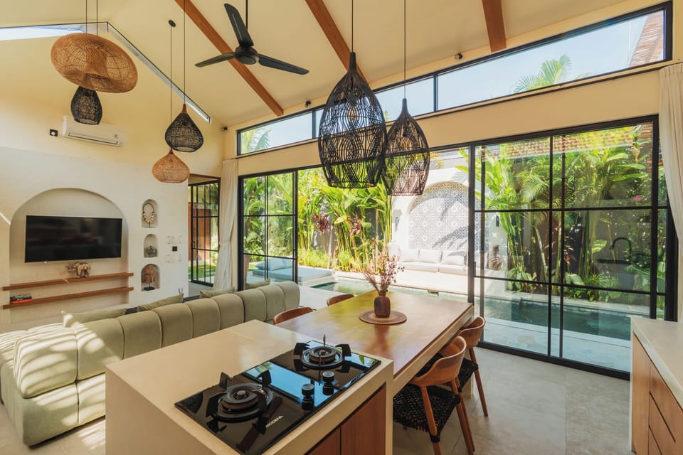 Deluxe Villa, 2 Bedrooms, Private Pool, Pool View | Private kitchen | Fridge, microwave, stovetop, coffee/tea maker