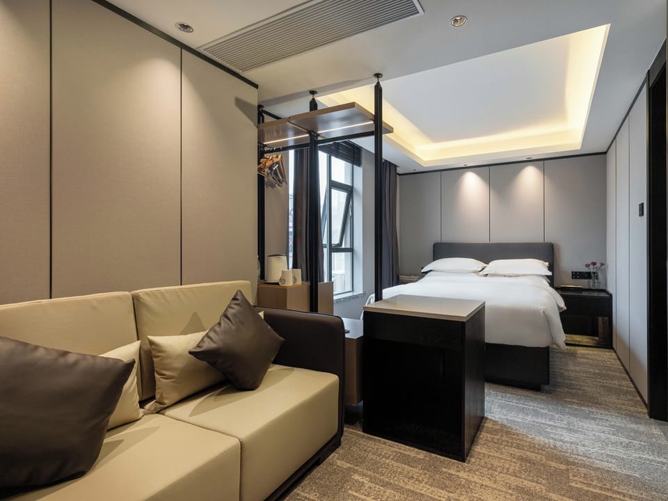 Standard Double Room, City View | Blackout drapes, soundproofing, iron/ironing board, free WiFi