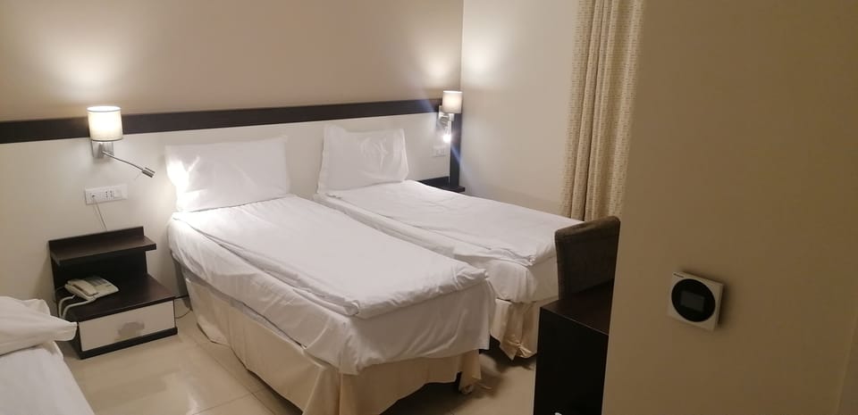 In-room safe, desk, laptop workspace, blackout drapes