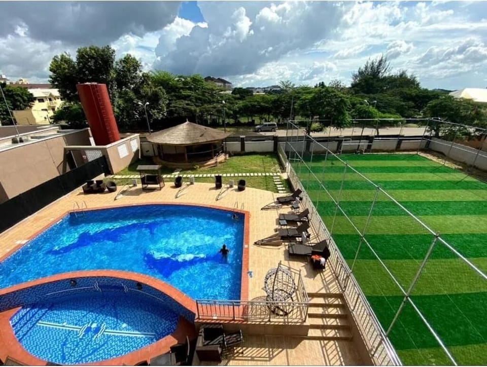 Deluxe Apartment, Balcony, City View | Pool