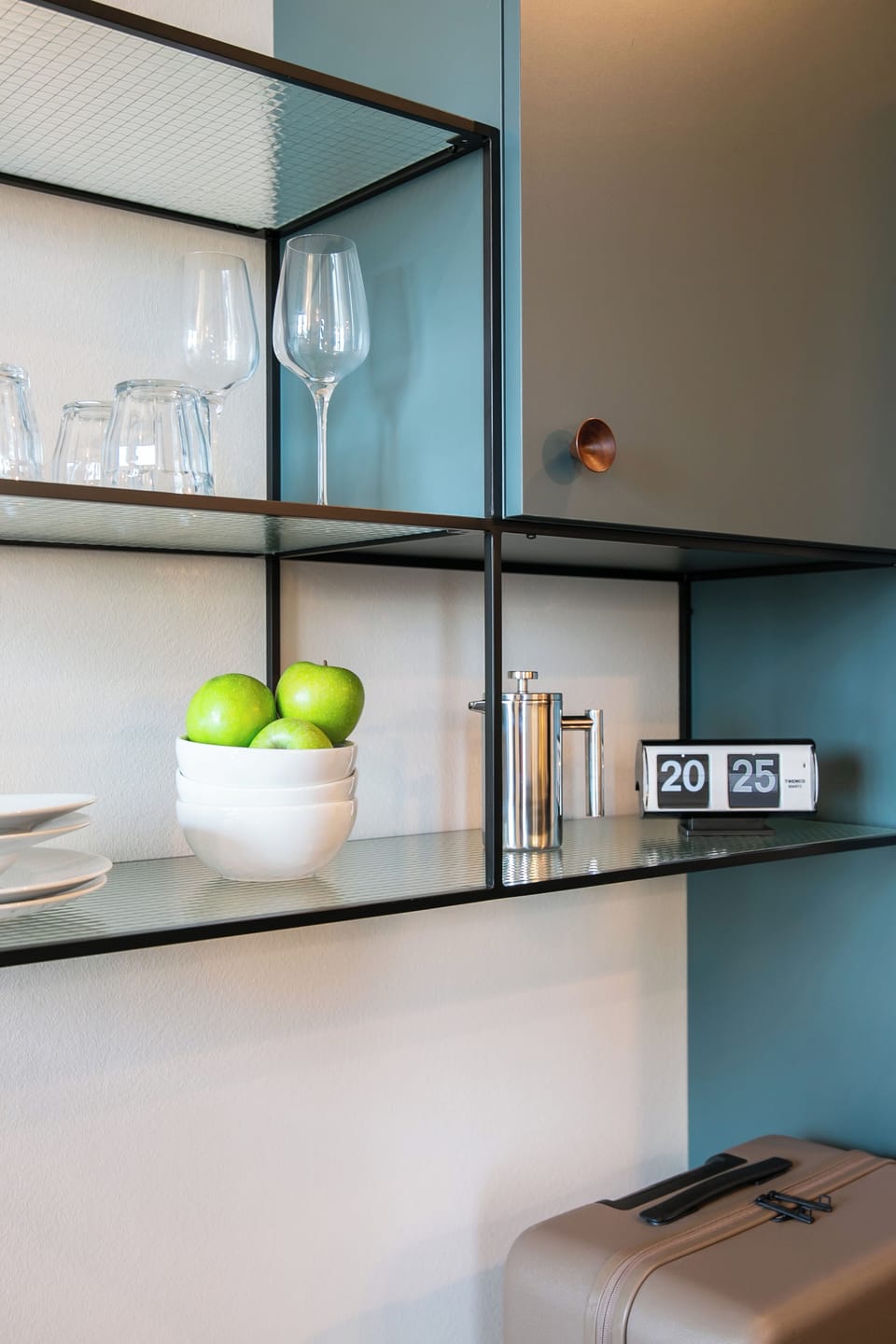 30-inch flat-screen TV with cable channels