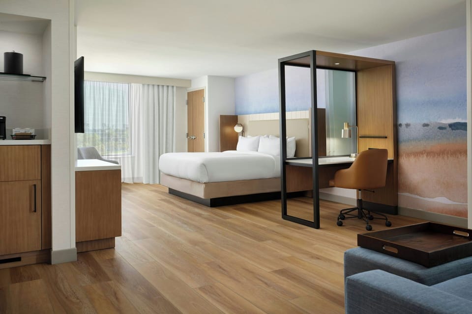 In-room safe, desk, blackout drapes, iron/ironing board