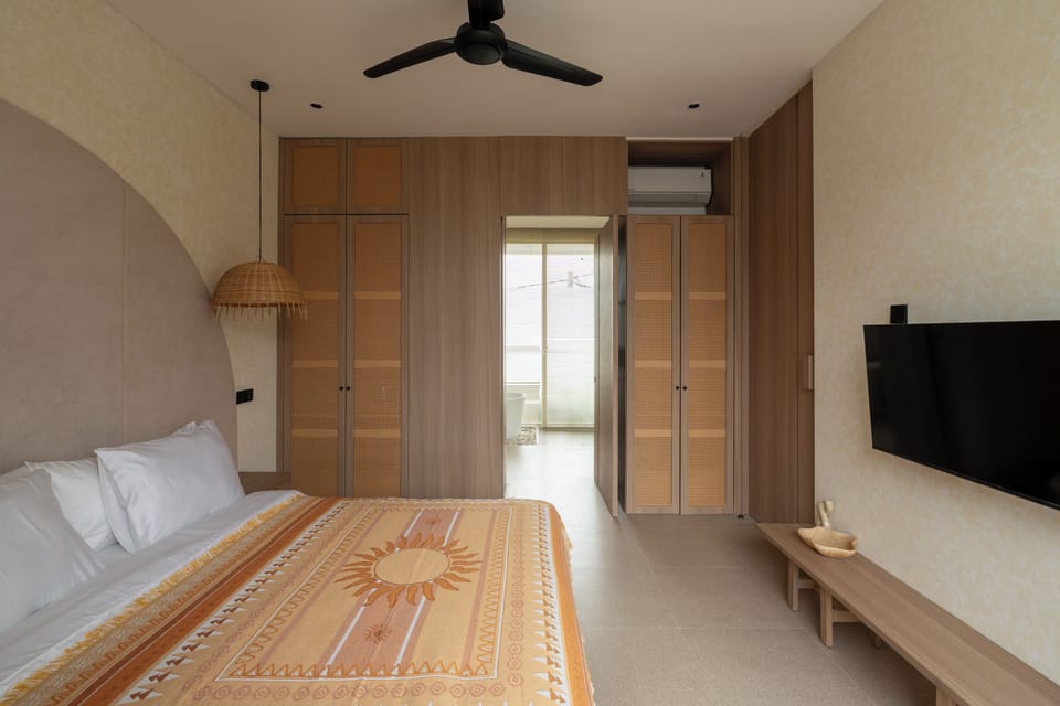 Deluxe Villa, 2 Bedrooms, Private Pool, Pool View | Premium bedding, in-room safe, iron/ironing board, free WiFi