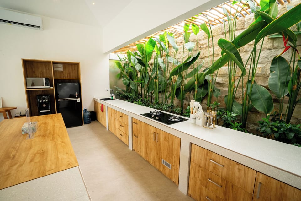 Design Villa, 2 Bedrooms, Private Pool | Private kitchen | Fridge, microwave, stovetop, cookware/dishes/utensils