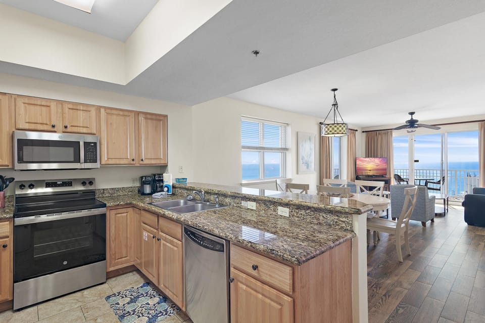 Condo, Multiple Beds (Ariel Dunes I 2301) | Private kitchen | Oven, toaster