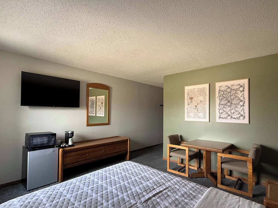 Classic Room, 1 Queen Bed, Non Smoking | Laptop workspace, blackout drapes, iron/ironing board, free WiFi
