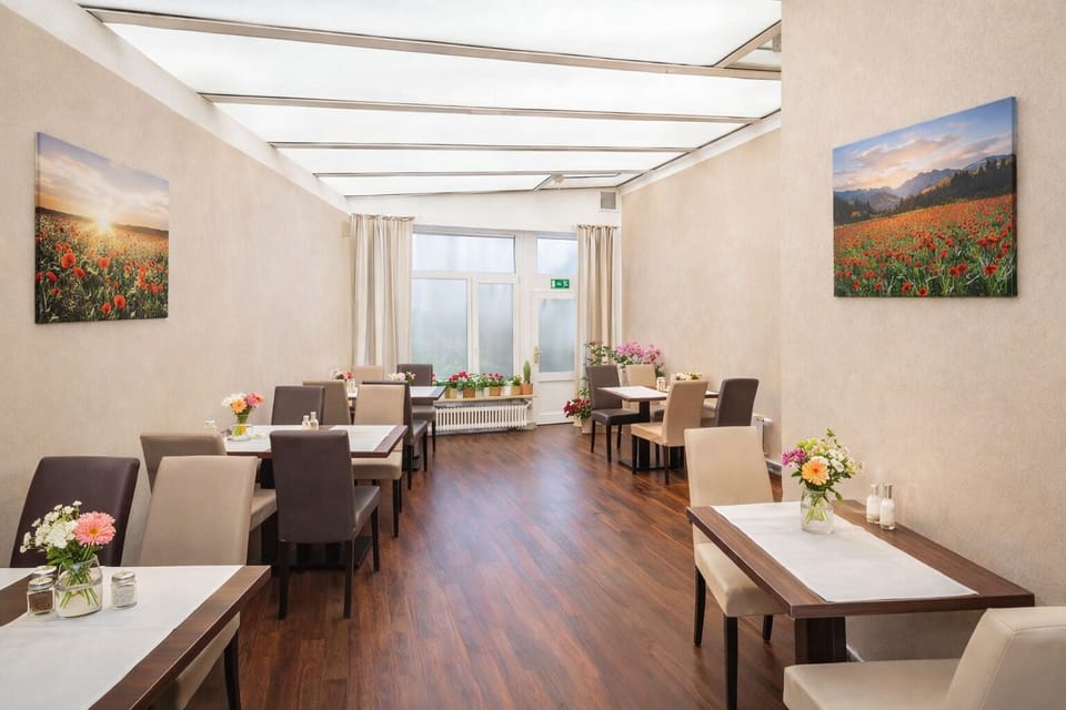 Daily buffet breakfast (EUR 8 per person)